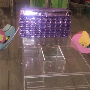 Purple wristlet With stones